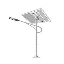 Jalan / Taman Lampu Jalan Panel Surya 50w 6000k Warna Suhu